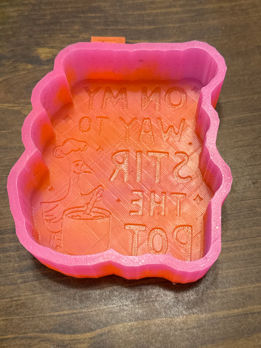 On my way to stir the pot