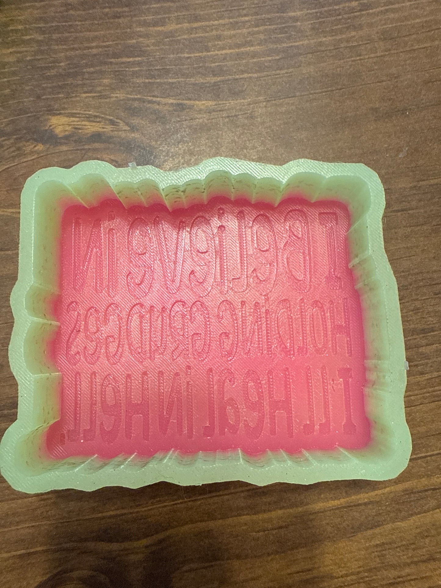 I believe in holding grudges,