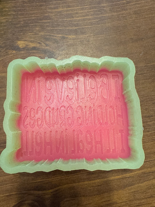 I believe in holding grudges,