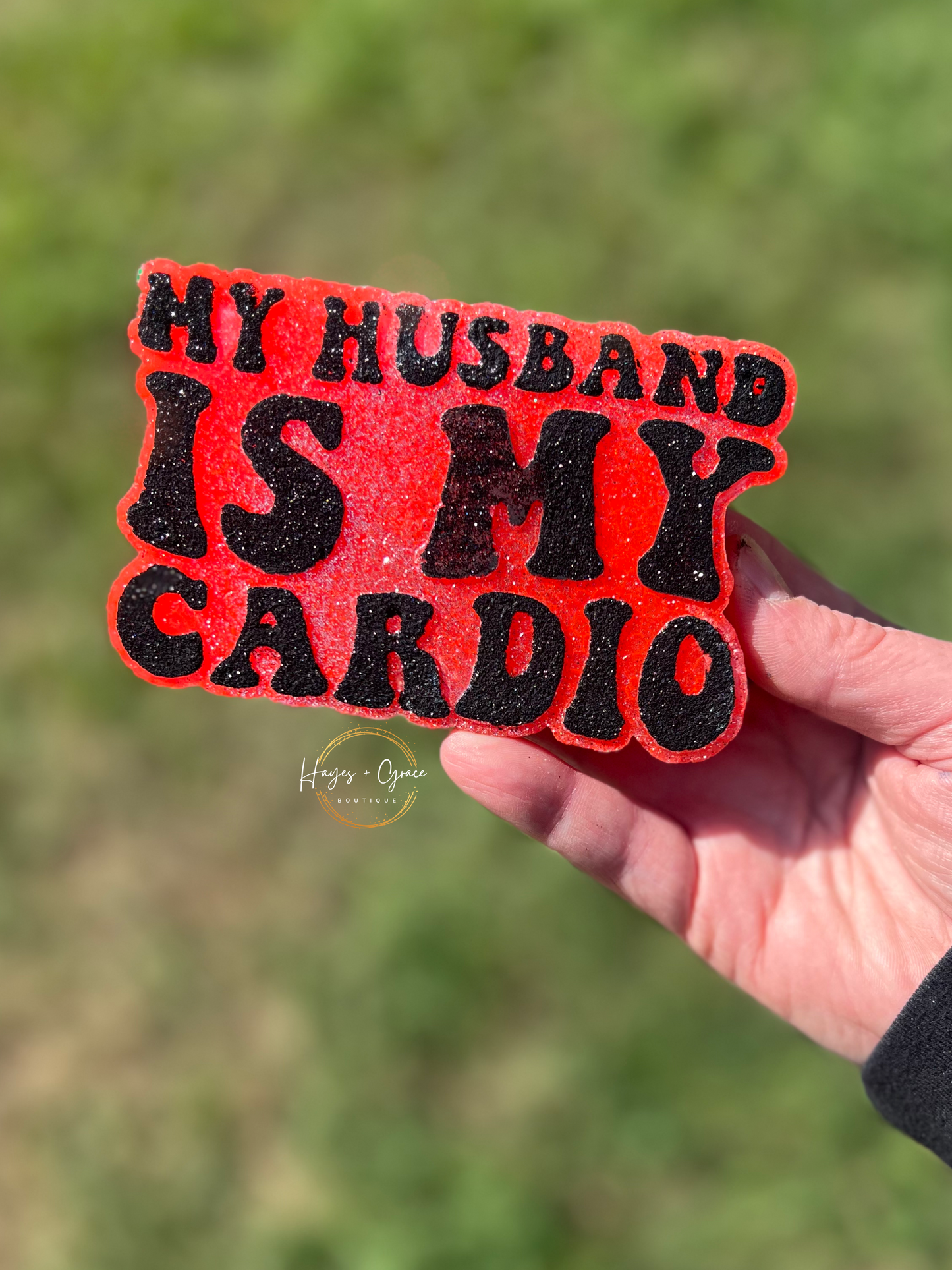 My husband is my cardio